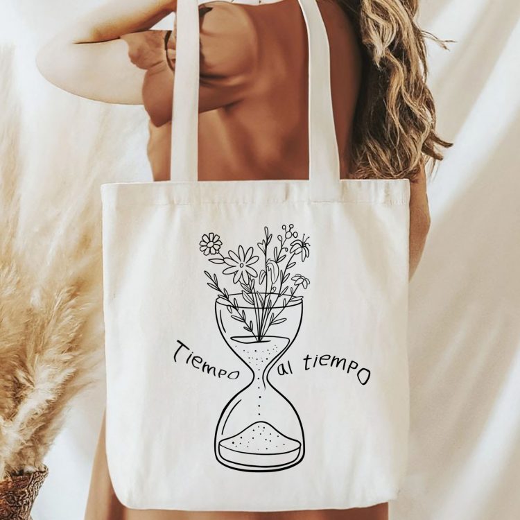 TOTEBAG GIRA LNQF "TIEMPO AL TIEMPO"